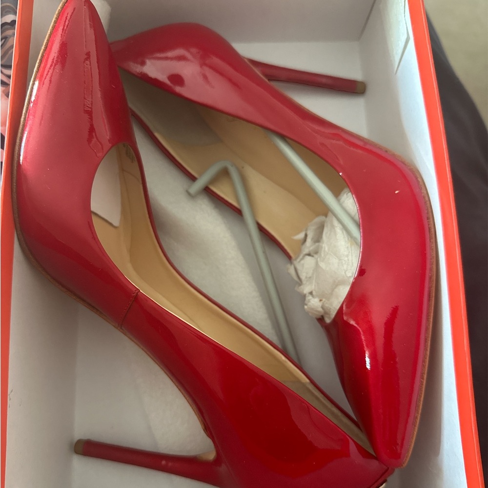 Red heels, size 9.5